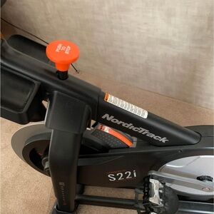 NordicTrack S22i Studio Cycle Exercise Bike with iFit capabilities.
